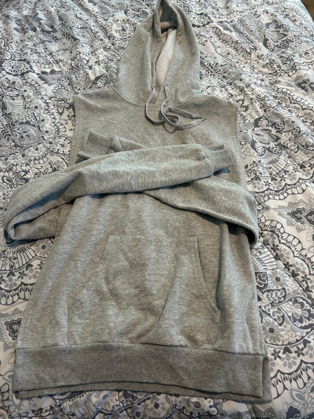 Light Gray Pullover Hoodie